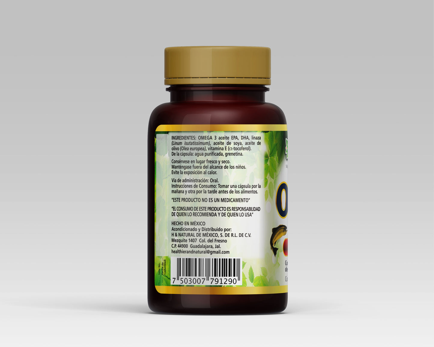 Omega Salmón Alaska – 60 Softgels
