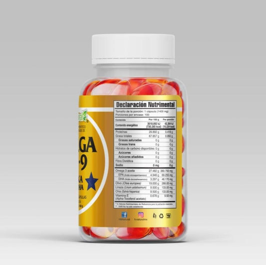 Omega 3, 6 y 9 – 100 Softgels