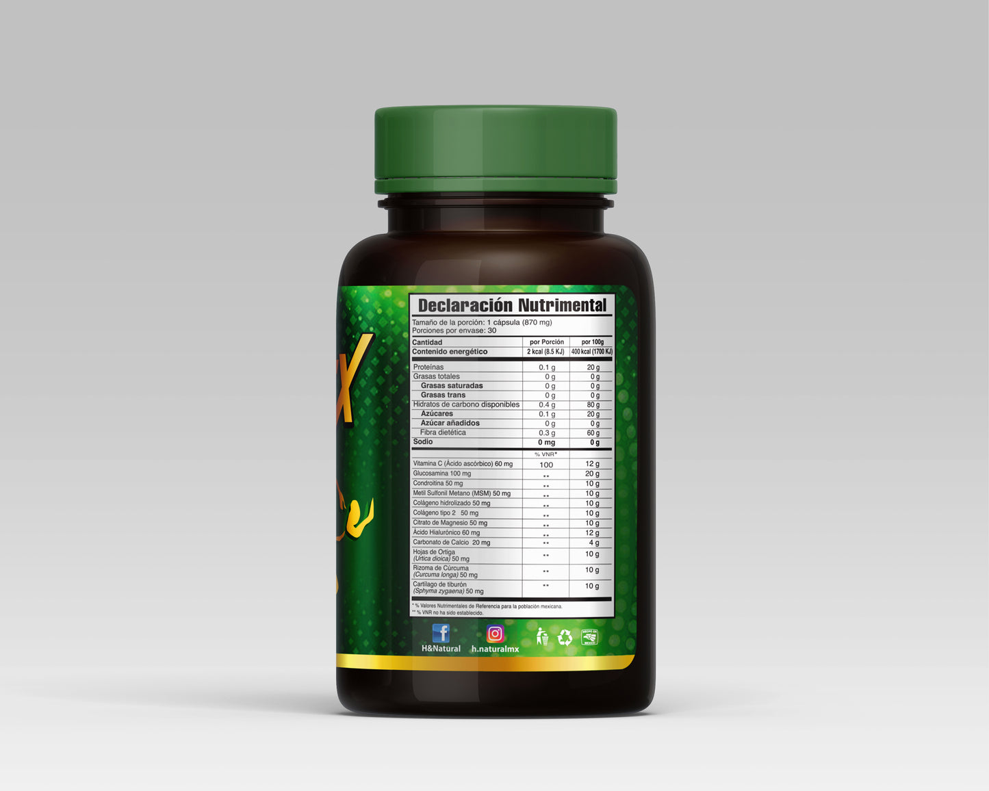 Awflex 30 Cápsulas 870 mg