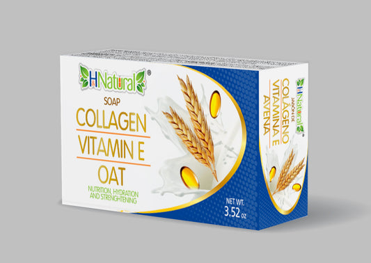 Jabón de Colágeno, Vitamina E y Avena – 100 g