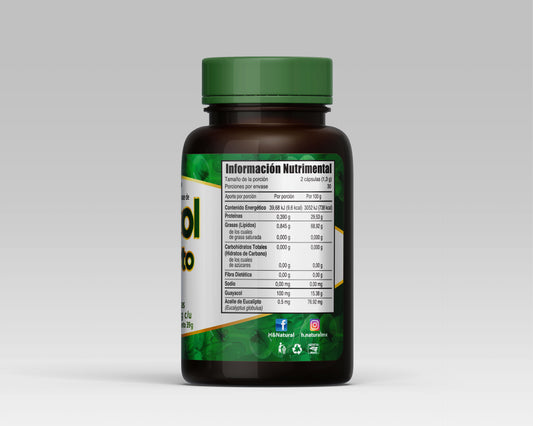 Guayacol con Eucalipto Enriquecido con Menta