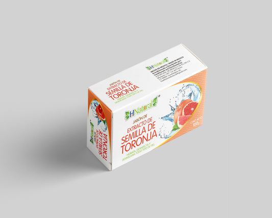 Jabón Antibacterial con Extracto de Semilla de Toronja – 100 g