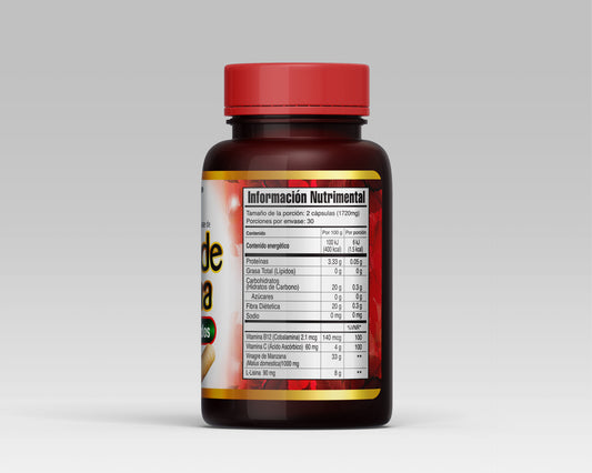 Vinagre de Manzana – 60 Cápsulas