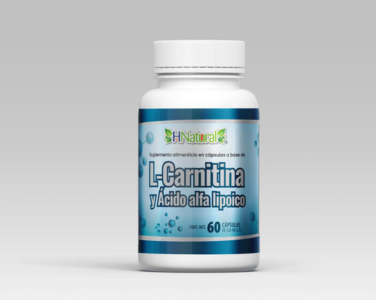 L-Carnitina y Ácido Alfa Lipoico – 60 Cápsulas