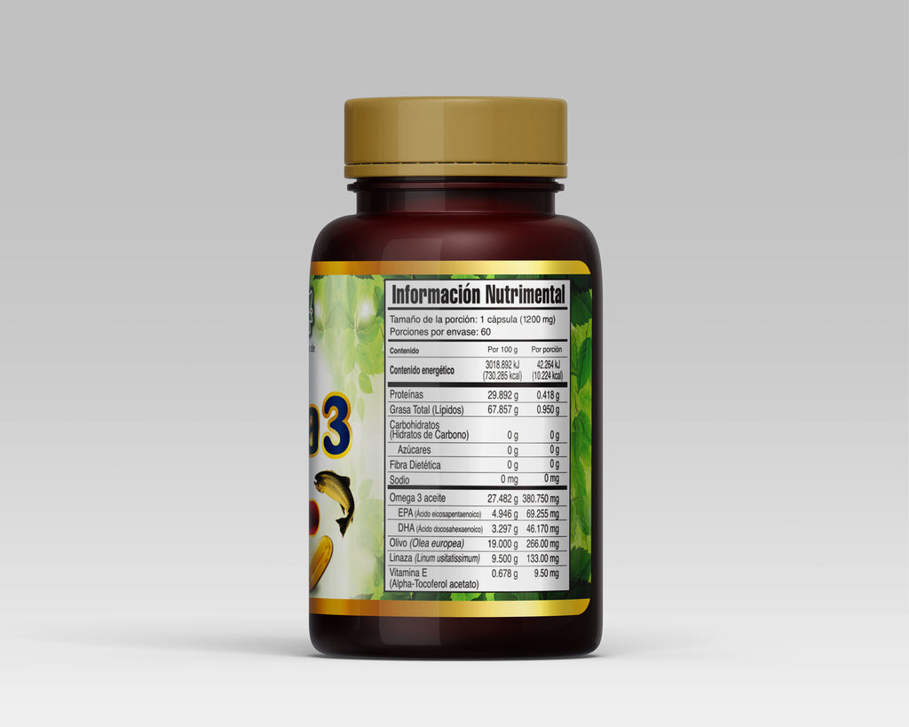 Omega 3, 6 y 9 – 60 Softgels