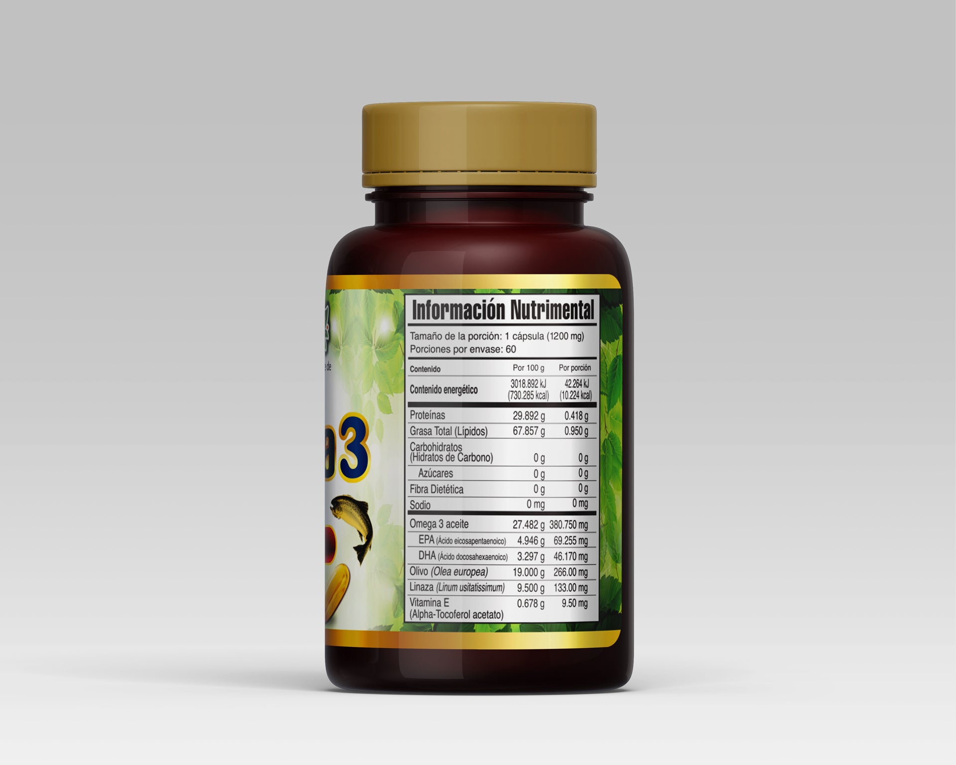 Omega 3 Salmón Alaska – 60 Softgels