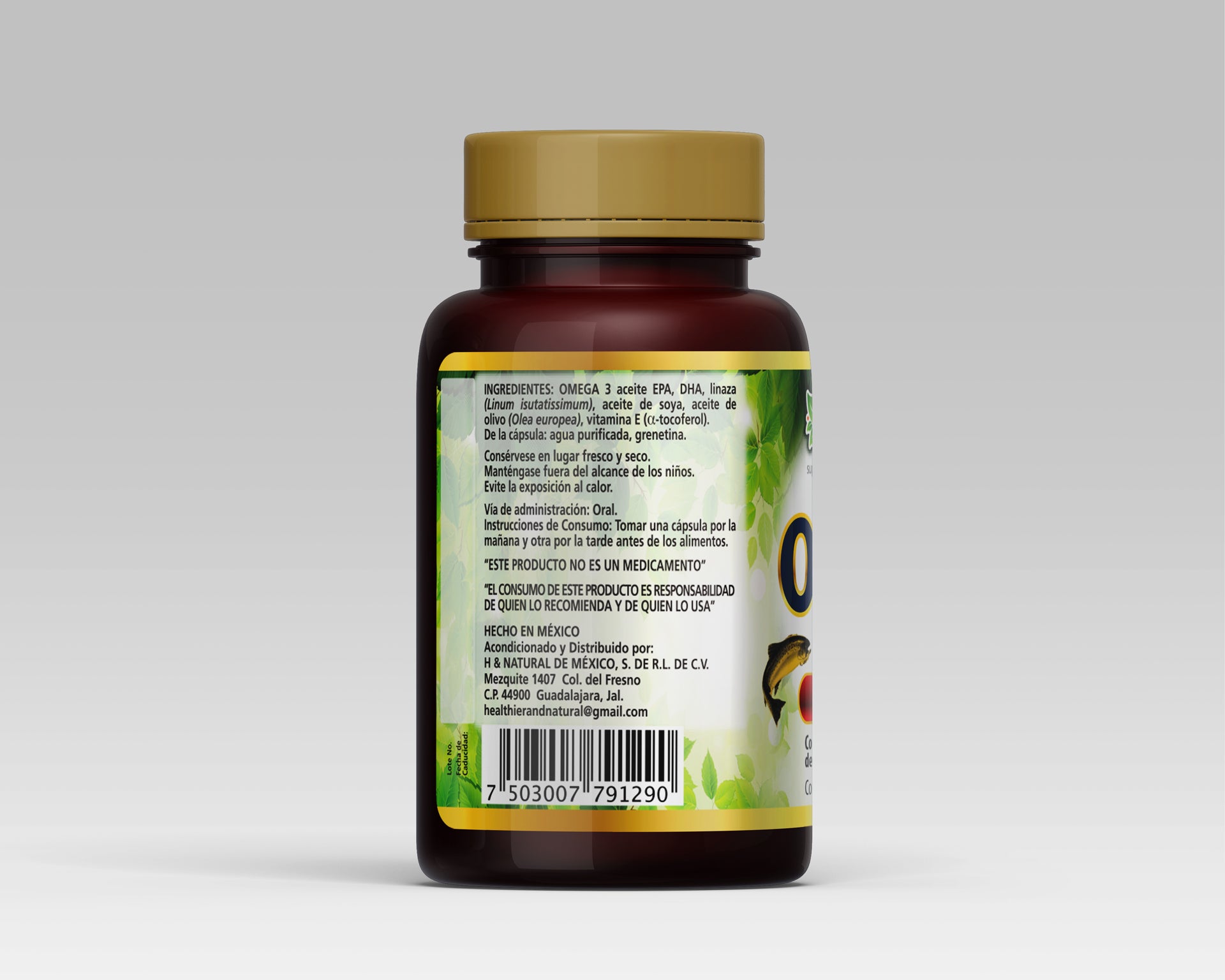 Omega 3, 6 y 9 – 60 Softgels