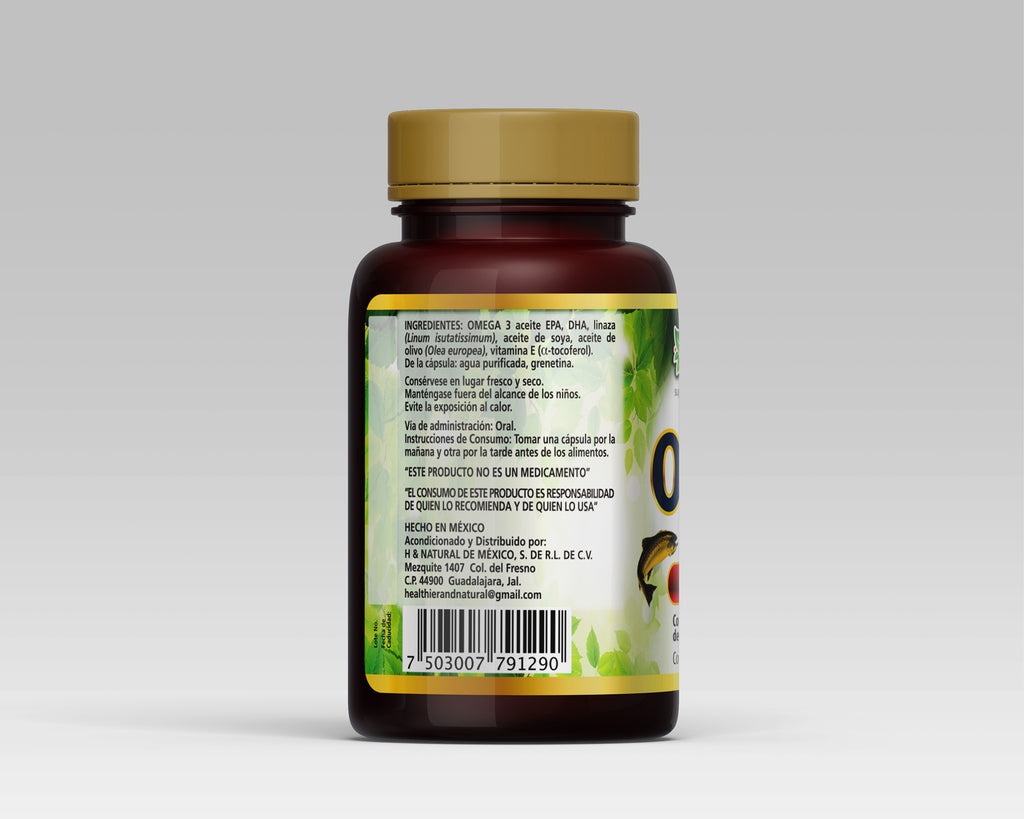Omega 3 Salmón Alaska – 60 Softgels