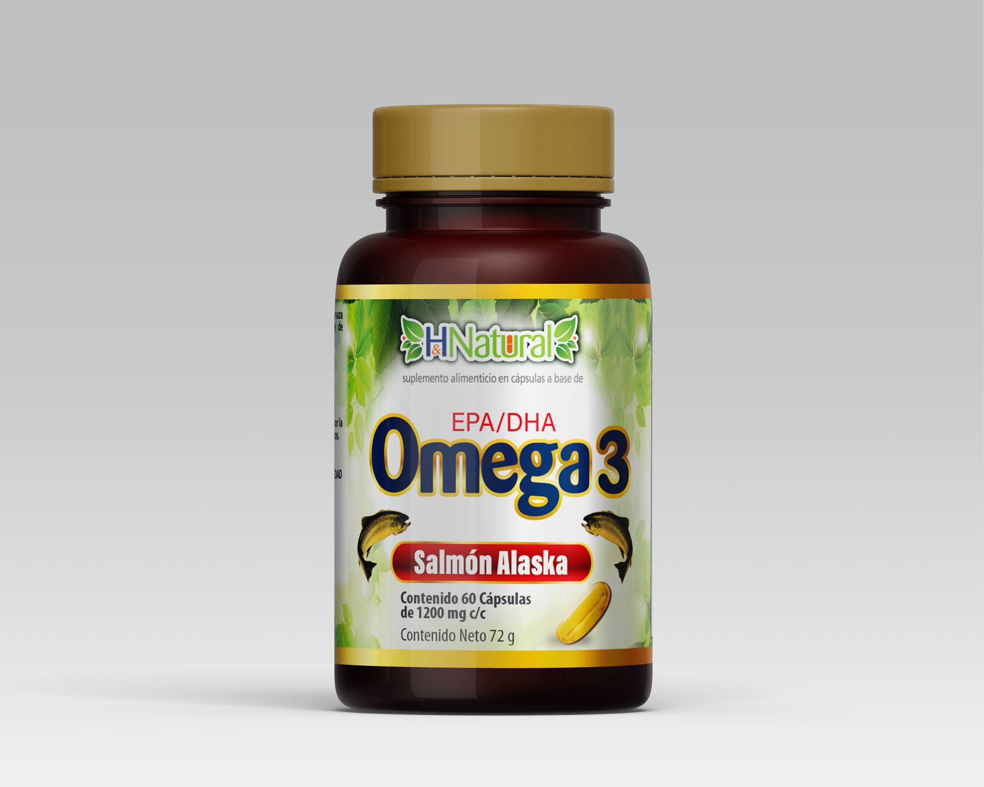 Omega 3 Salmón Alaska – 60 Softgels