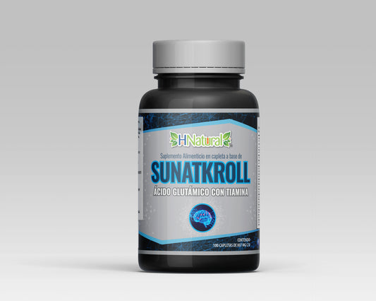 Sunatkroll Ácido Glutámico con Tiamina – 100 Capletas