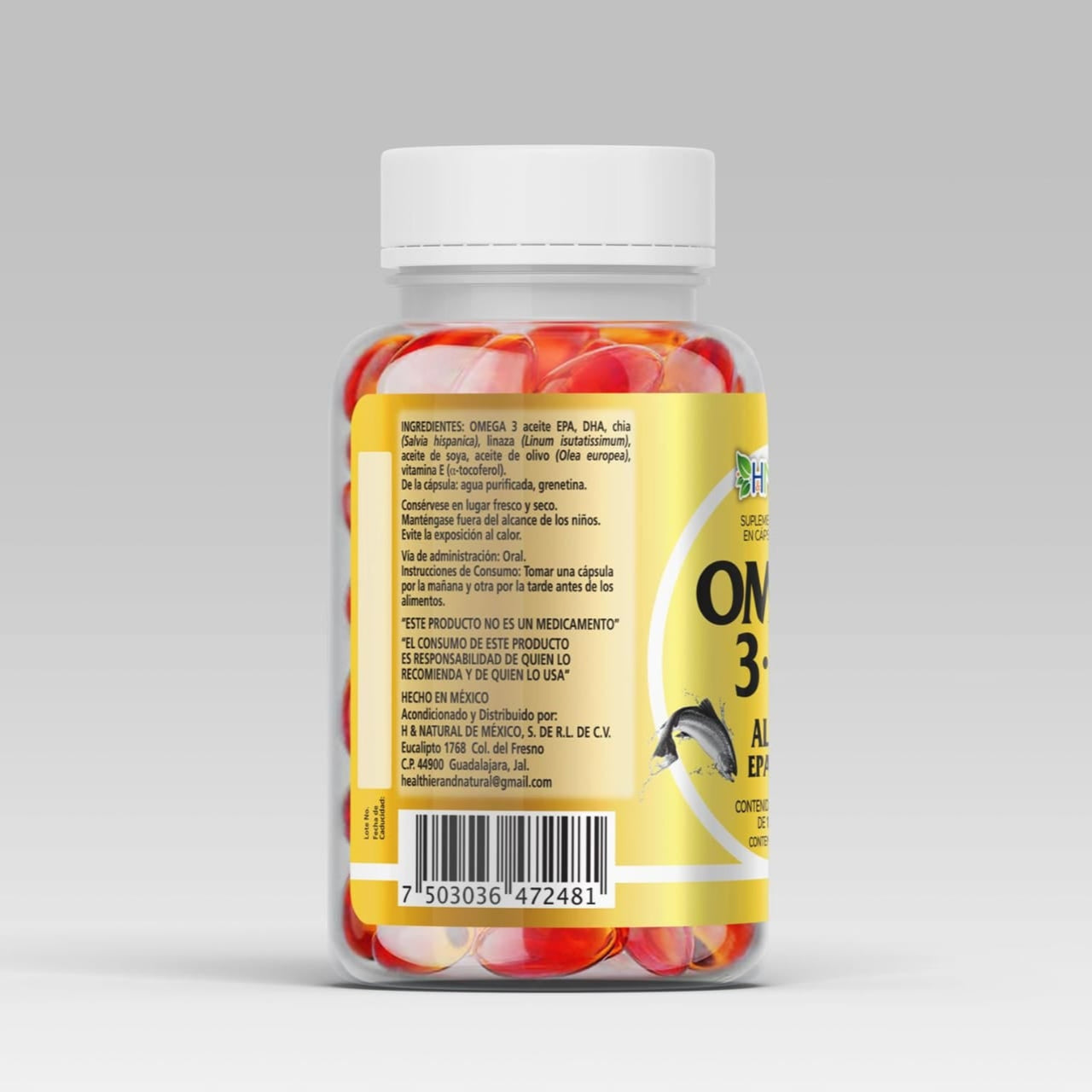 Omega 3, 6 y 9 – 100 Softgels