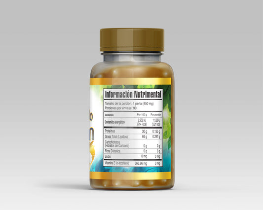Aceite de Hígado de Tiburón 90 Cápsulas