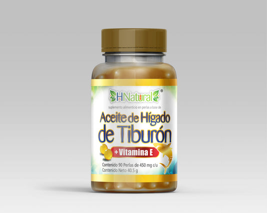 Aceite de Hígado de Tiburón 90 Cápsulas