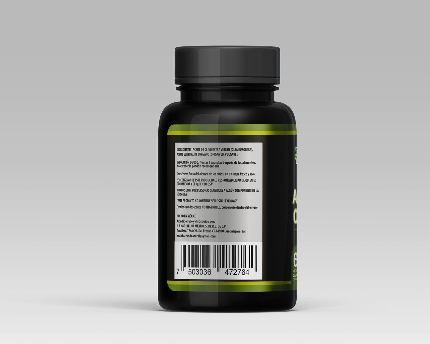 Aceite de Orégano en Cápsulas | Sistema Inmune y Antibacterial Natural