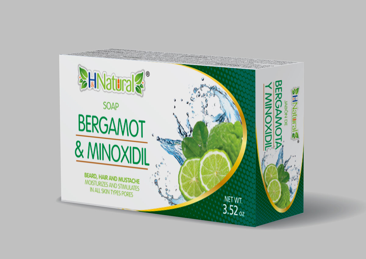 Jabón de Bergamota y Minoxidil 2% – 100 g