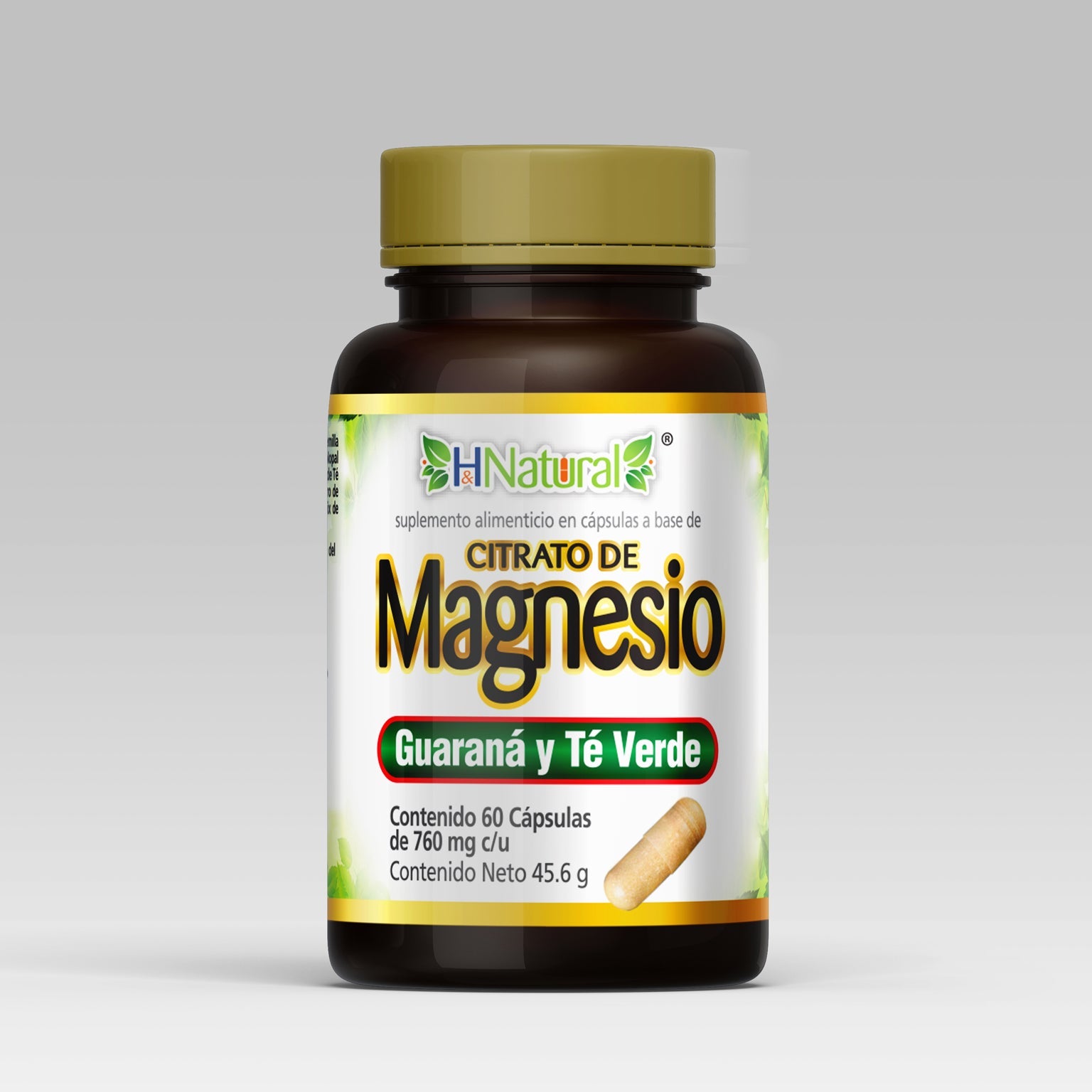 Citrato de Magnesio, Guaraná y Té verde