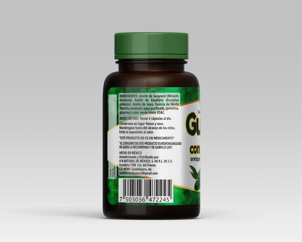 Guayacol con Eucalipto Enriquecido con Menta