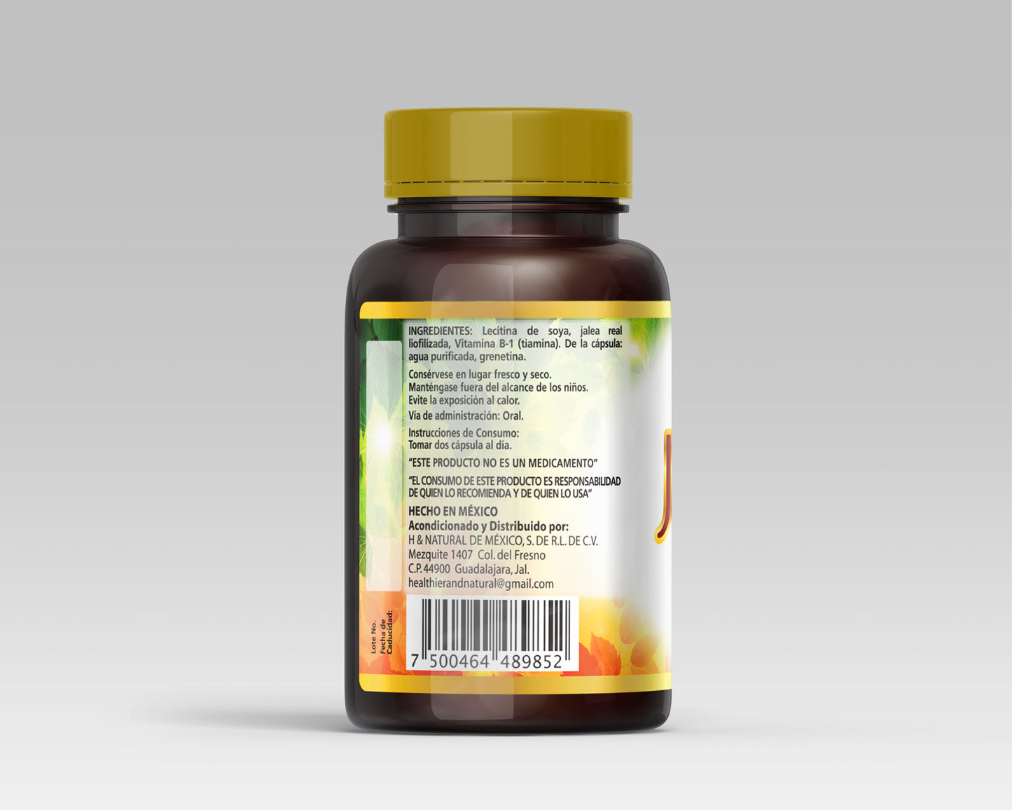 Jalea Real con Tiamina – 60 Softgels