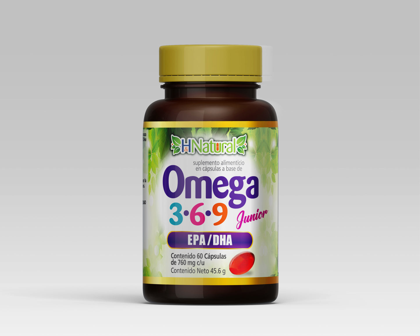 Omega 3, 6 y 9 Junior – 60 Softgels