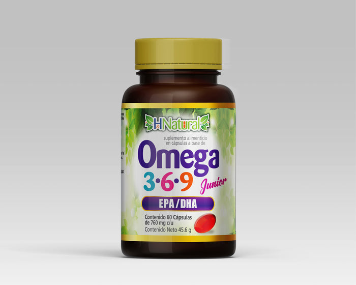 Omega 3, 6 y 9 Junior – 60 Softgels