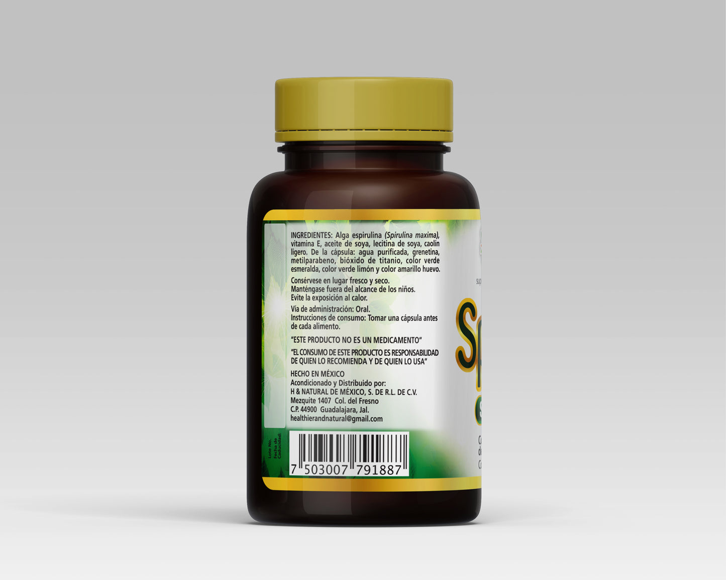 Alga Espirulina 90 Softgels