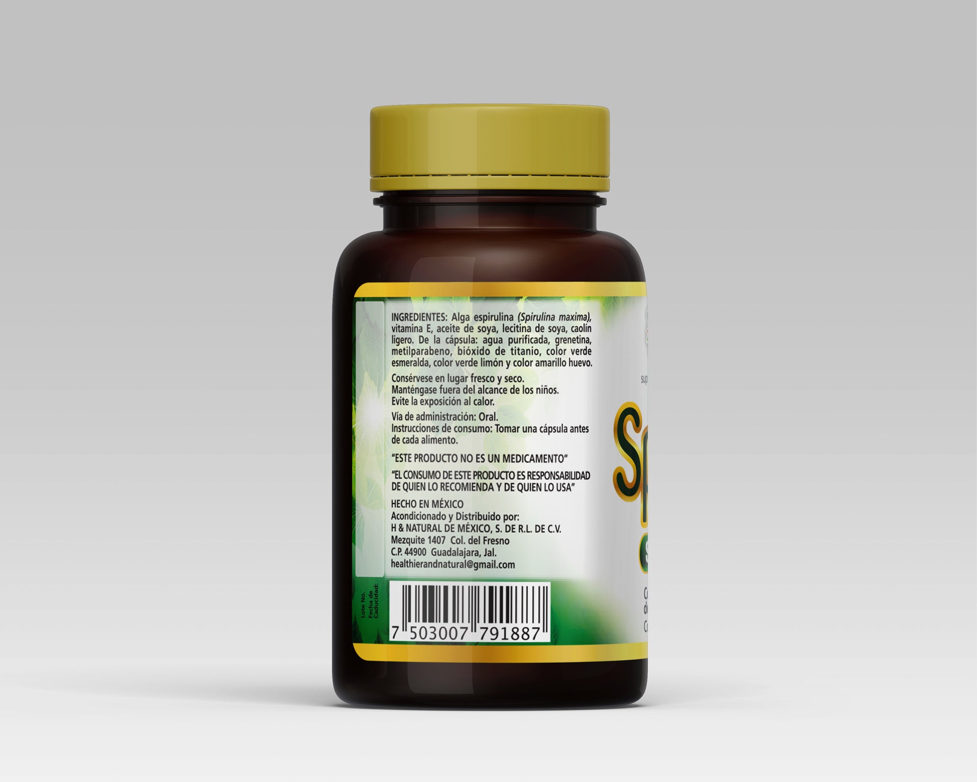 Alga Espirulina 90 Softgels