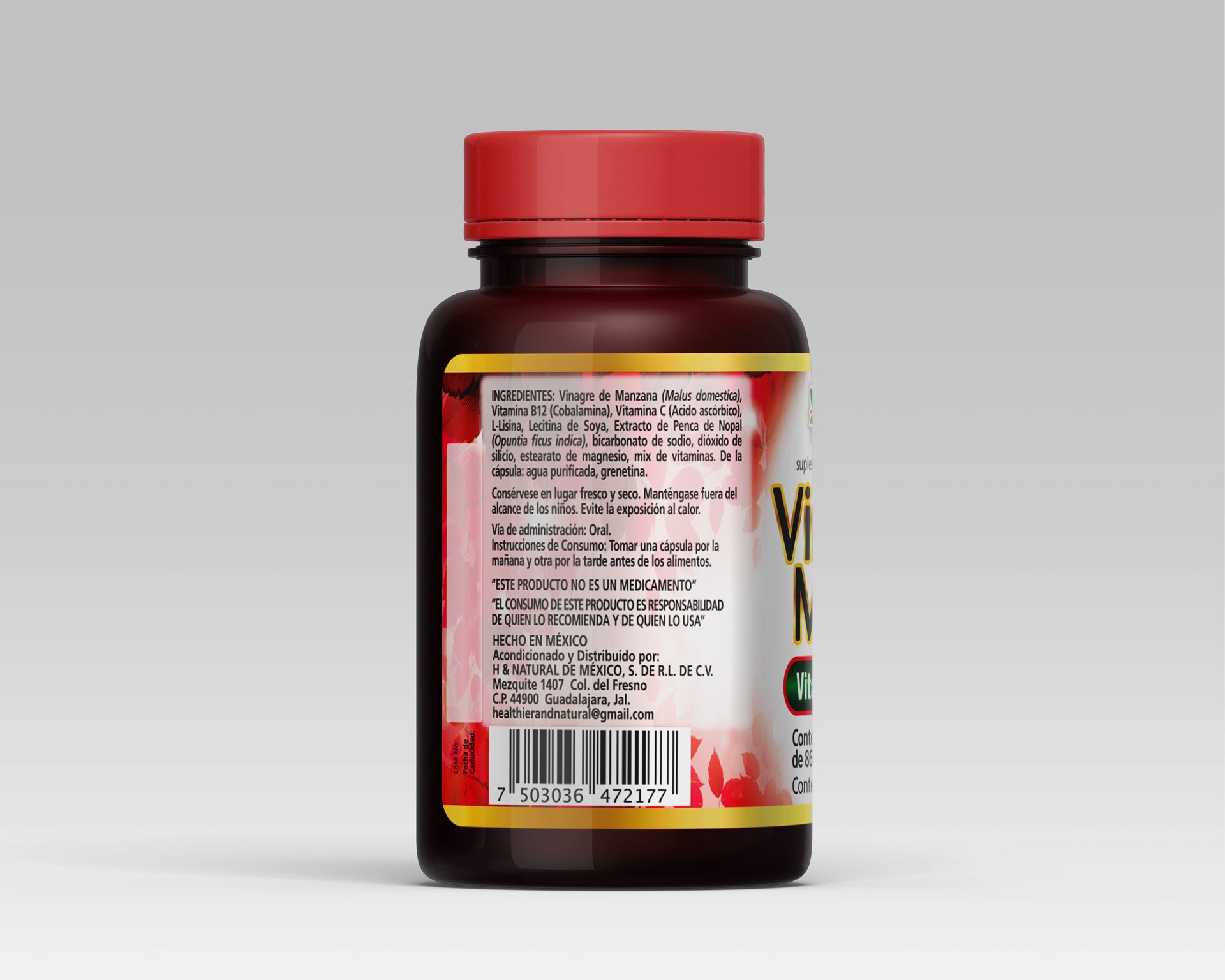 Vinagre de Manzana – 60 Cápsulas